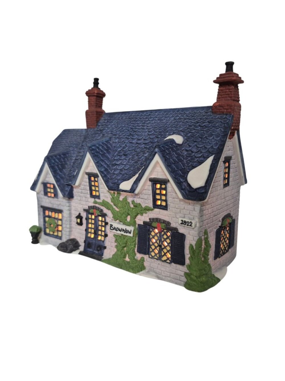 Department 56 Heritage Dickens Village Series Oliver Twist Brownlow House 1991